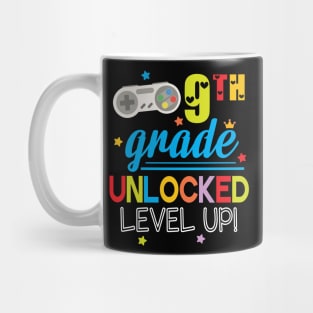 Gamer Students 9th Grade Unlocked Level Up Back To School Mug